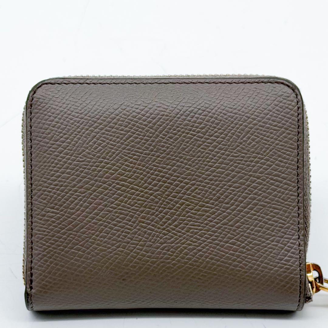 Celine Small Essential Zip Wallet Greige — view 3