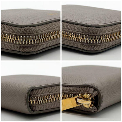 Celine Small Essential Zip Wallet Greige — view 5