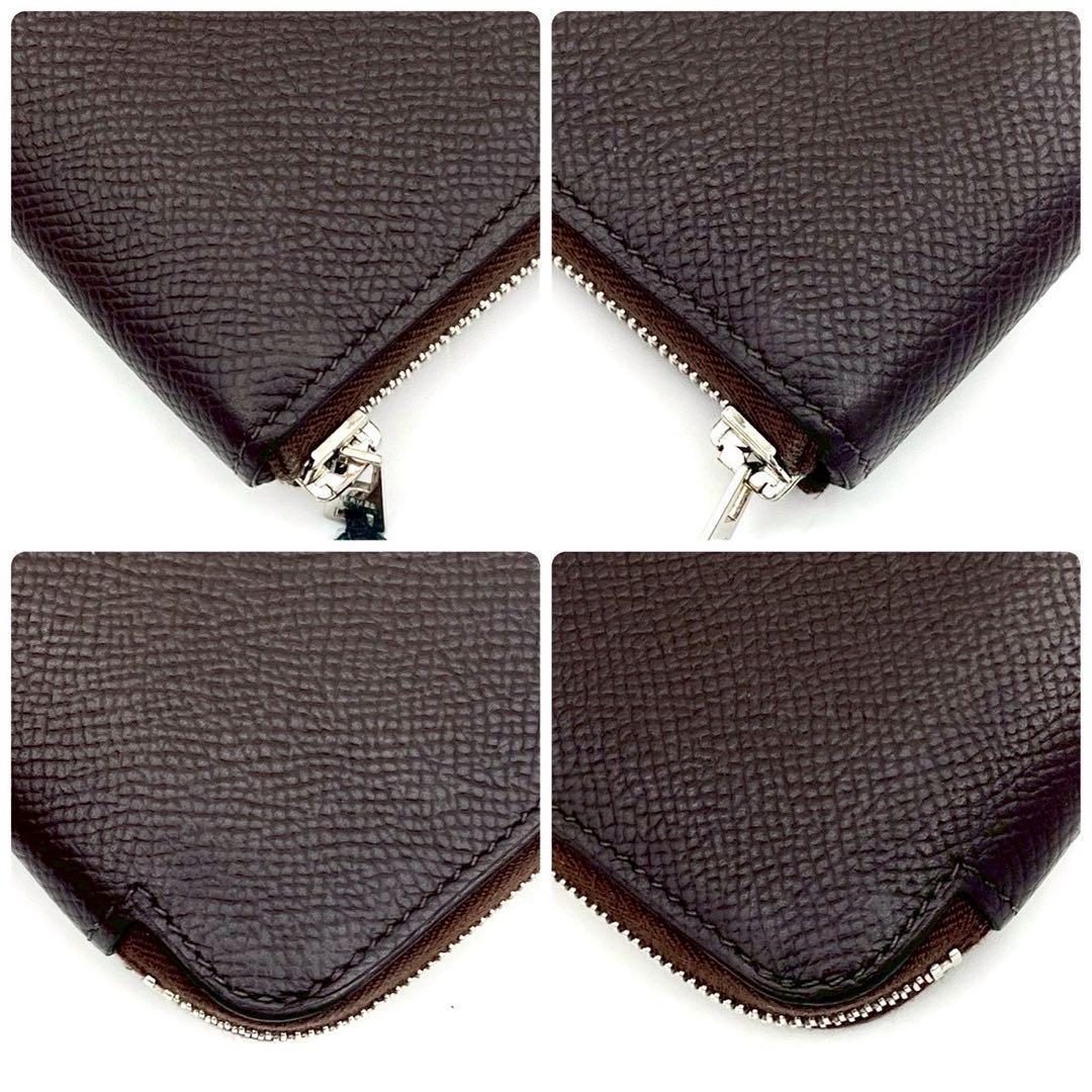 Hermes Azap Long Silk in Brown Wallet Leather — view 9