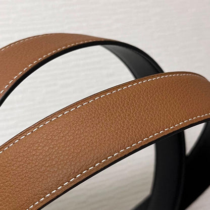 Hermes Mark B 2023 Belt Buckle Good Luck Leather Belt