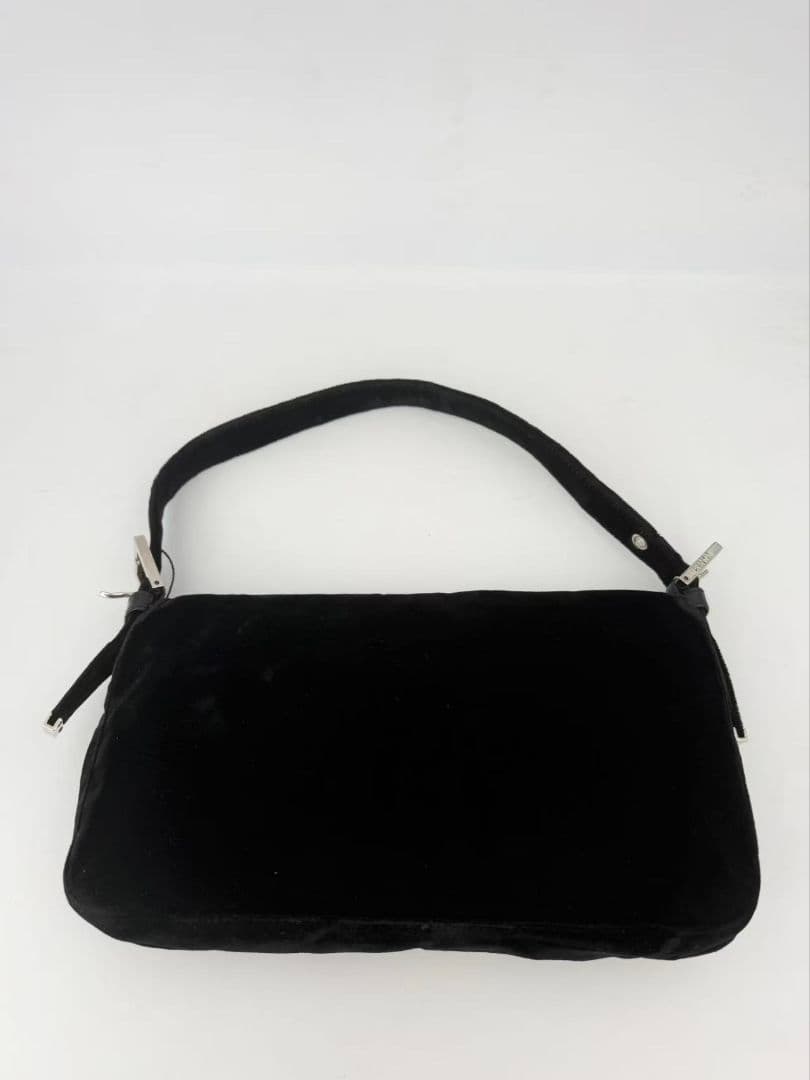 Fendi Velvet Baguette Shoulder Bag — view 2