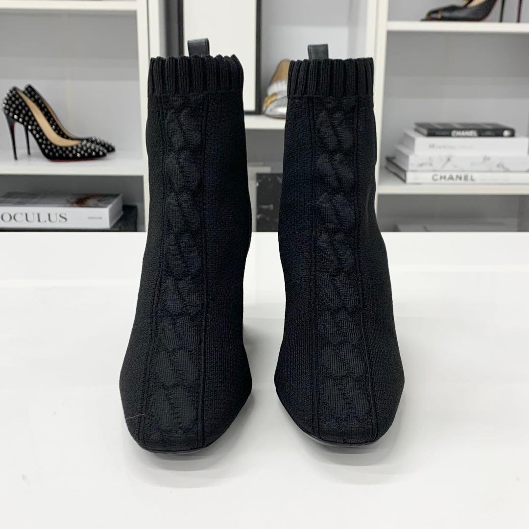 Hermes Volver Knit Leather Ex-Libris Short Boots — view 4