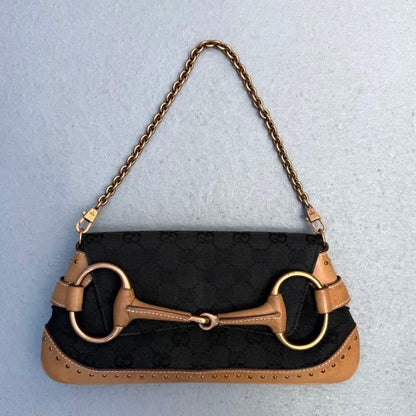 Gucci Tom Ford Era Horsebit Chain Clutch