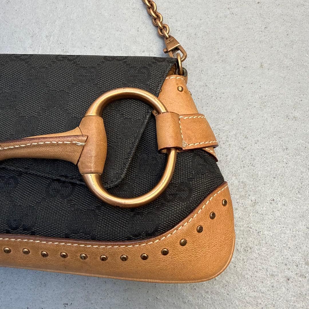Gucci Tom Ford Era Horsebit Chain Clutch — view 2