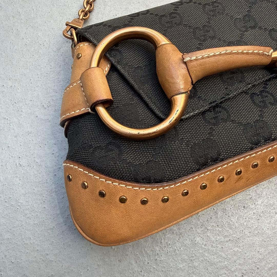 Gucci Tom Ford Era Horsebit Chain Clutch — view 3