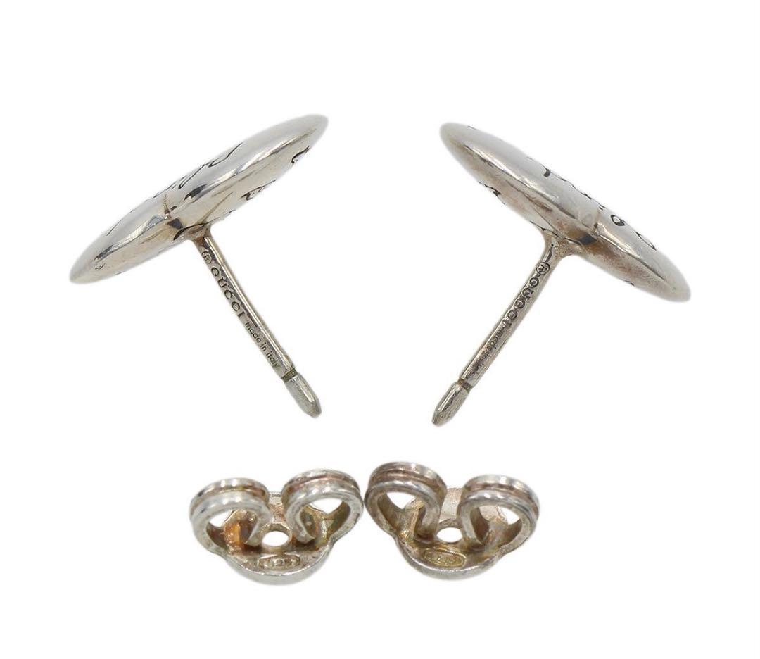 Gucci Loveheart Earrings Silver — view 3