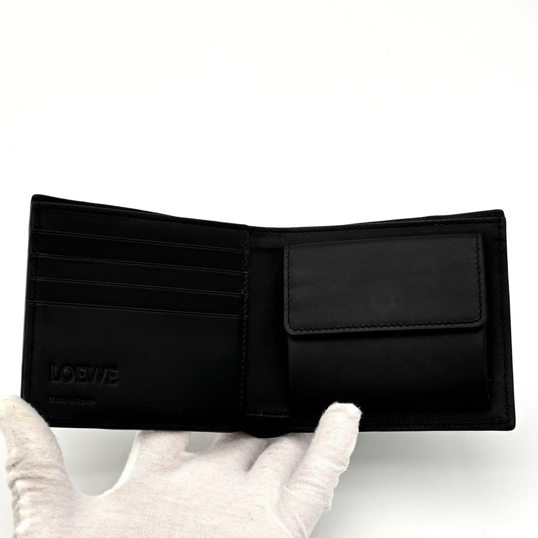 Loewe Fold Wallet Puzzle Anagram Bifold Black — view 3