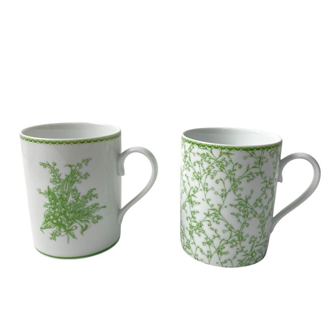 Unused DIOR 2023 Table Collection Set Of 2 Mugs