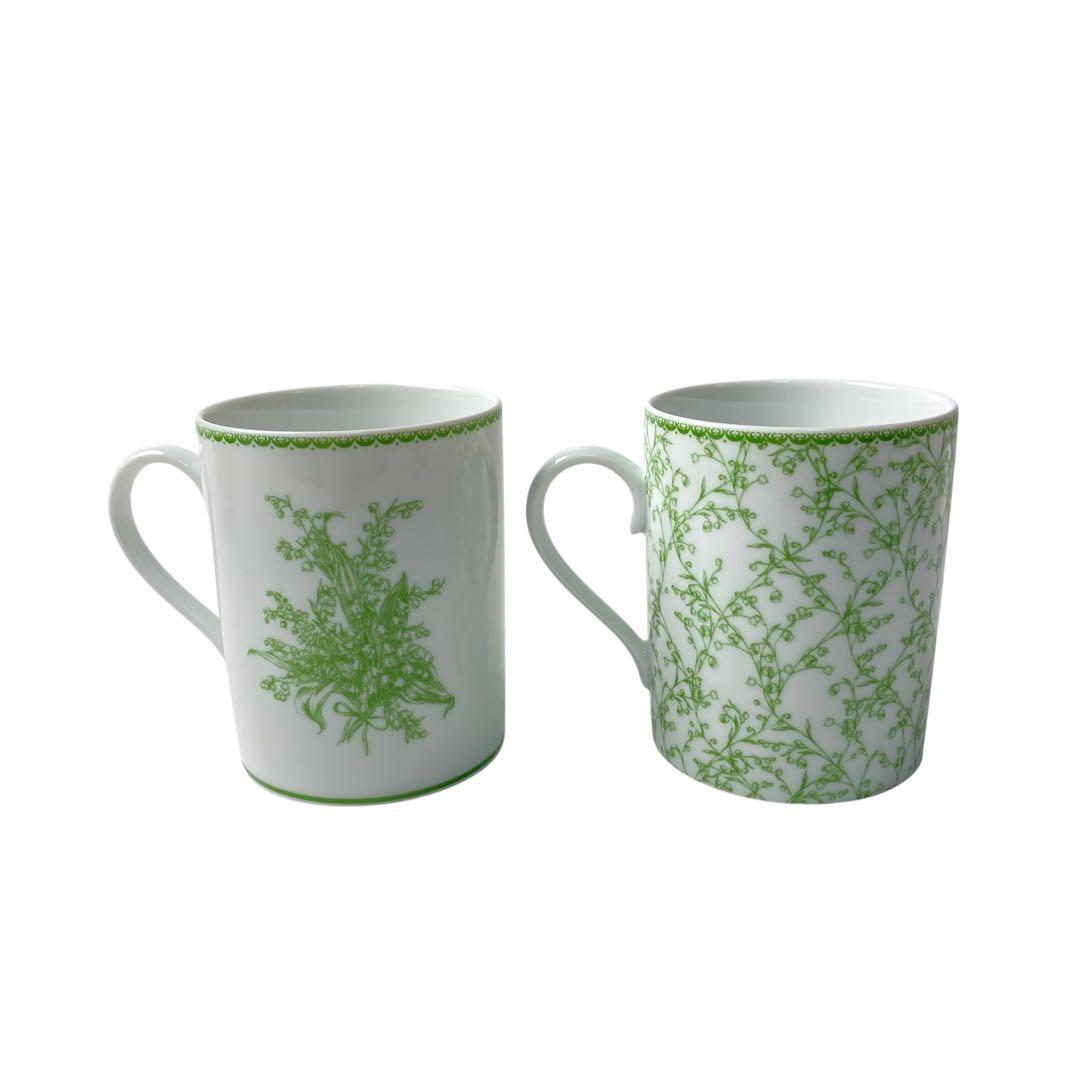 Unused DIOR 2023 Table Collection Set Of 2 Mugs