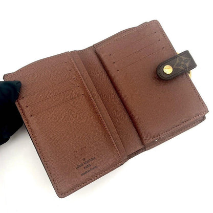 Louis Vuitton New Monogram Viennois Fold Wallet Compact Bifold — view 3