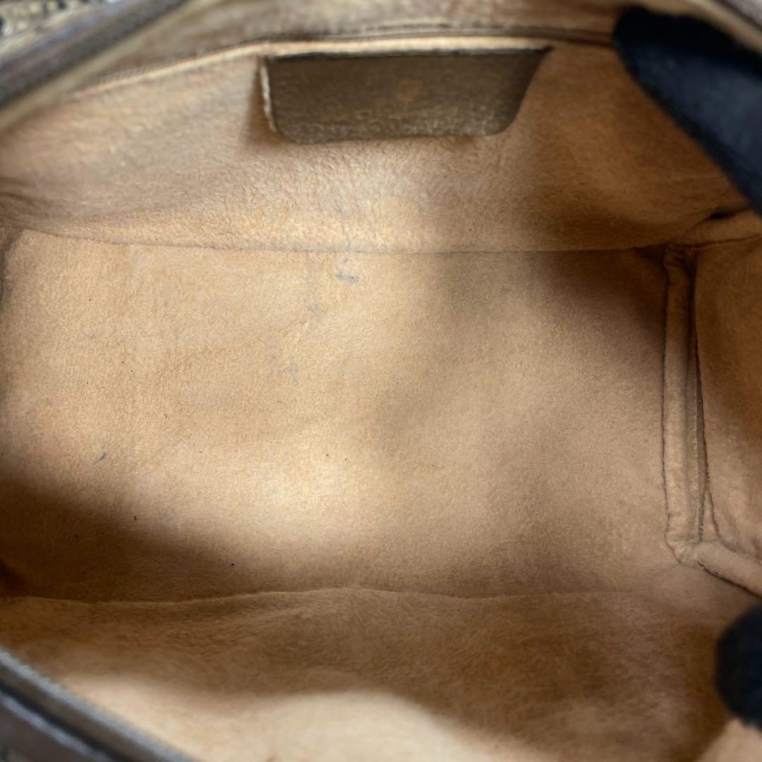 Gucci GG Sherry Line Boston Bag Brown Leather Logo — view 5