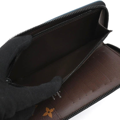 Louis Vuitton Monogram Zippy Wallet Vertical Blue — view 4