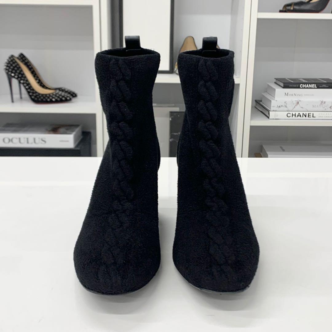 Hermes Jenna 60 Knit Chenille Ex-Libris Short — view 4