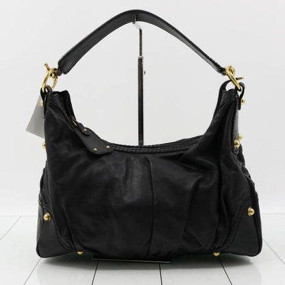 Gucci Shoulder Bag Black Leather