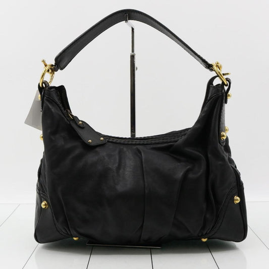 Gucci Shoulder Bag Black Leather