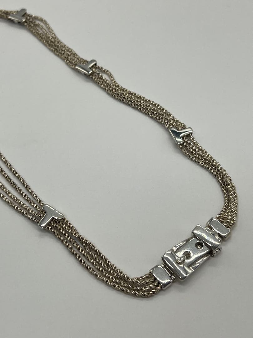 Tiffany & Co Tiffany 4-strand T Rope Belt Necklace Sv925