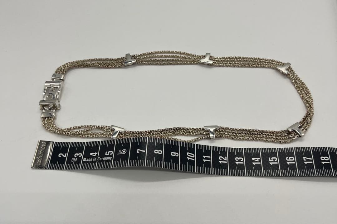 Tiffany & Co Tiffany 4-strand T Rope Belt Necklace Sv925