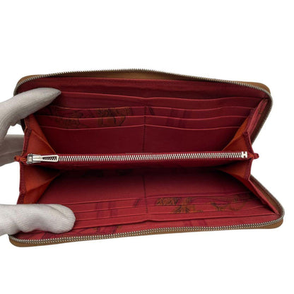 Hermes Leather Azap Long Silk in Zippy Wallet