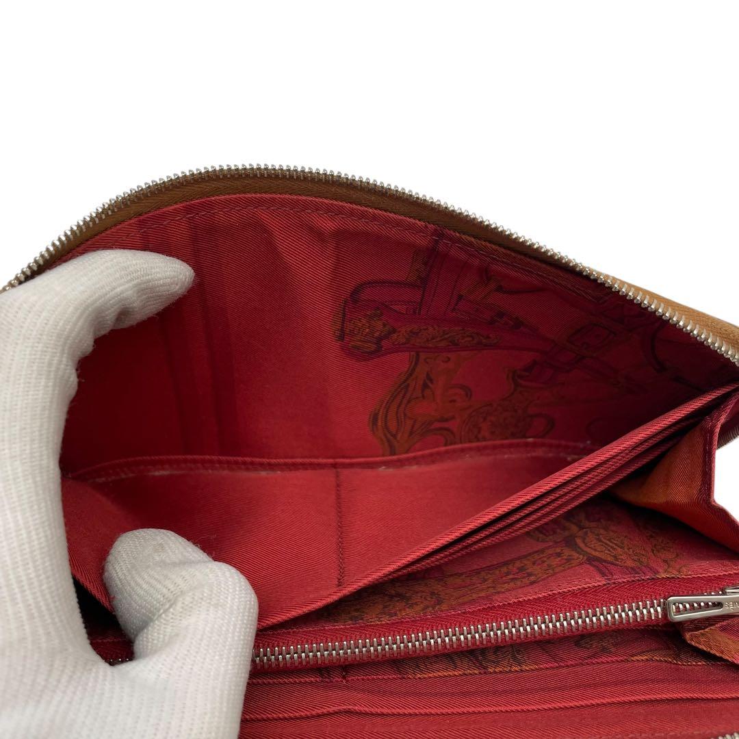 Hermes Leather Azap Long Silk in Zippy Wallet