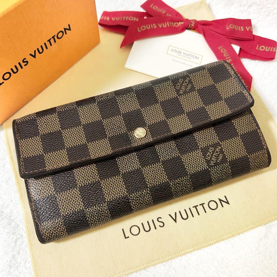 Louis Vuitton Portefeuille Sarah Damier Long Wallet