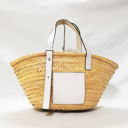 Loewe Basket Bag Palm Leaf Calfskin