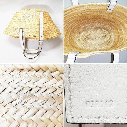 Loewe Basket Bag Palm Leaf Calfskin — view 4