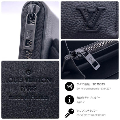 Louis Vuitton Aerogram Zippy Wallet Horizontal Black — view 9