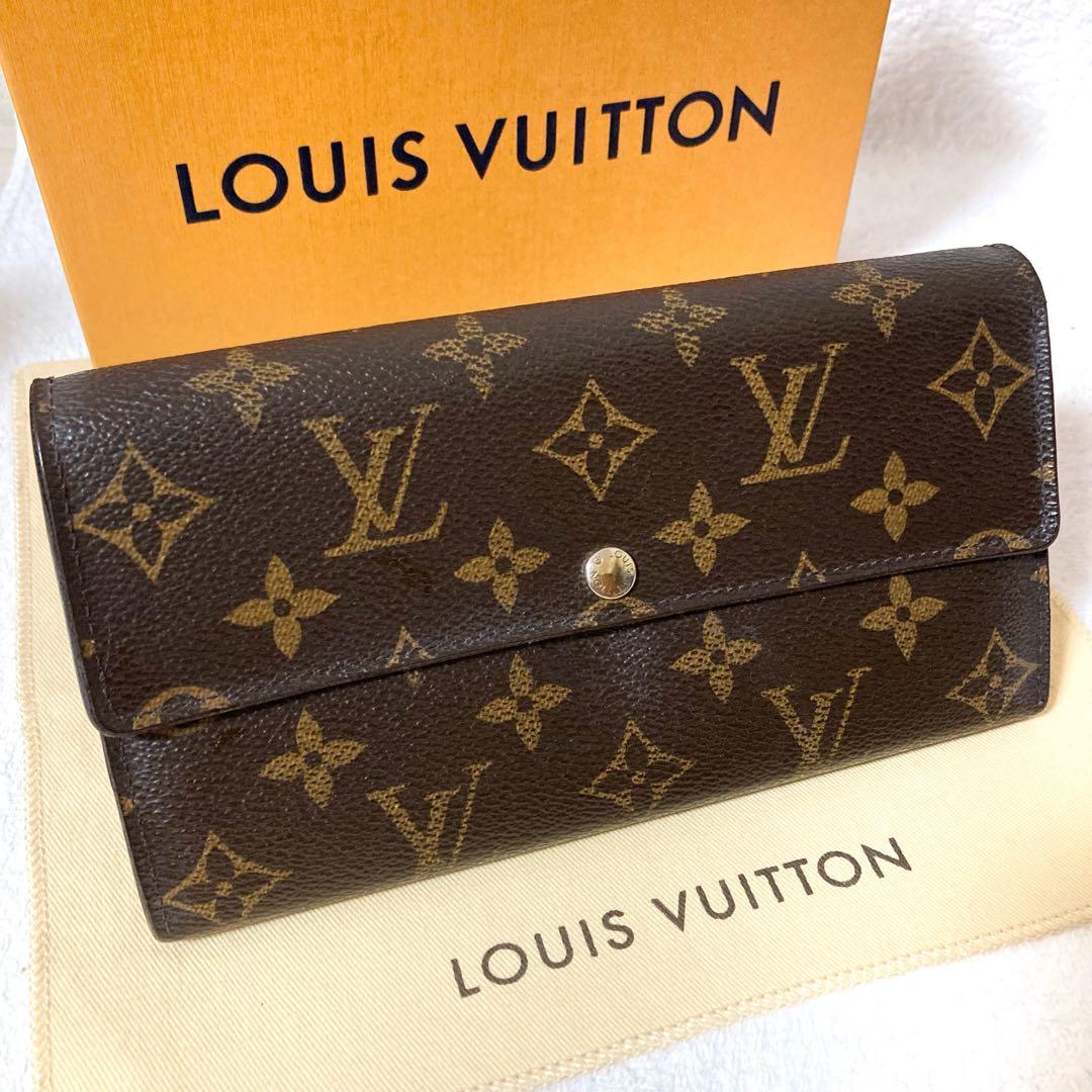 Louis Vuitton Portefeuille Sarah Monogram Long Wallet With 10 Card Slots