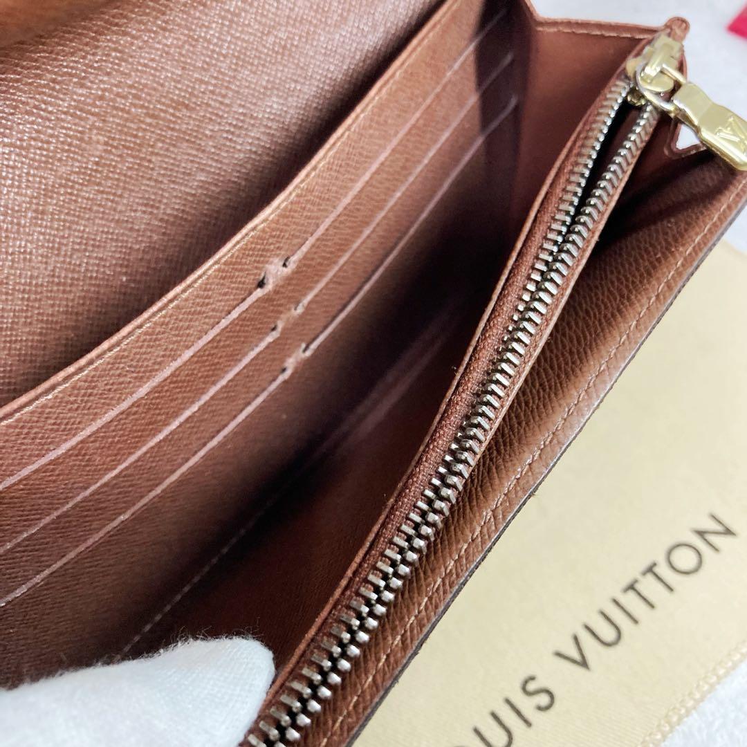 Louis Vuitton Portefeuille Sarah Monogram Long Wallet With 10 Card Slots