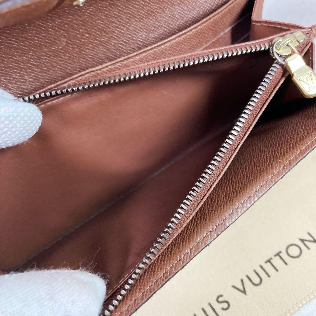Louis Vuitton Portefeuille Sarah Monogram Long Wallet With 10 Card Slots