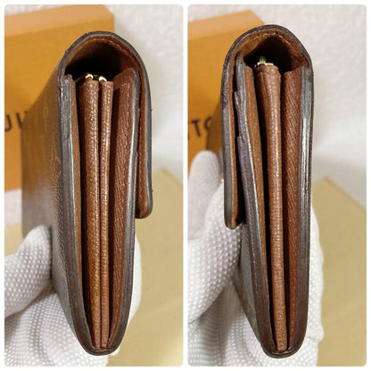 Louis Vuitton Portefeuille Sarah Monogram Long Wallet With 10 Card Slots