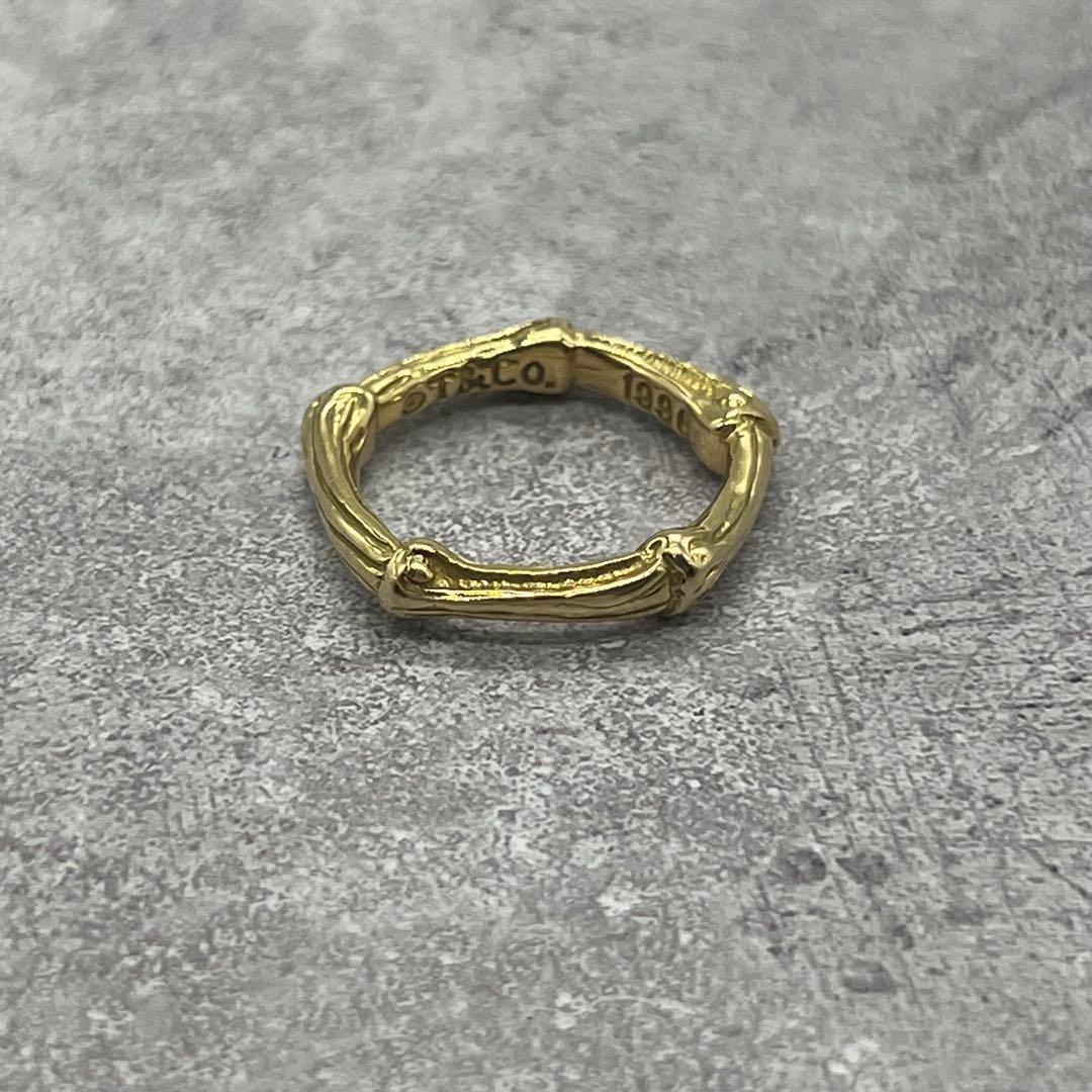 Tiffany & Co Bamboo Ring YG Gold