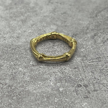 Tiffany & Co Bamboo Ring YG Gold