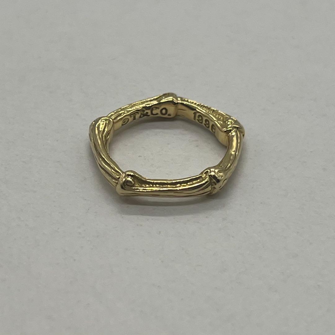 Tiffany & Co Bamboo Ring YG Gold — view 2