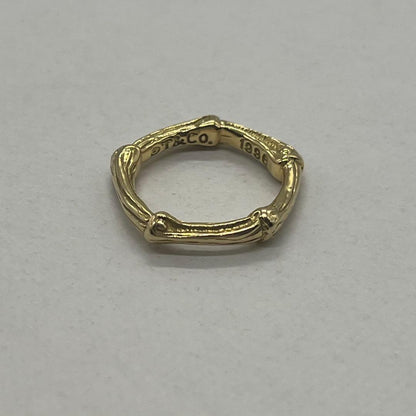 Tiffany & Co Bamboo Ring YG Gold — view 2