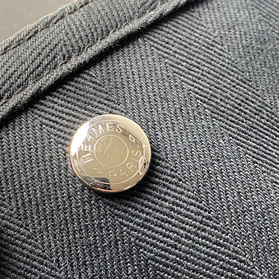 Hermes Valparaiso MM Canvas Tote Bag