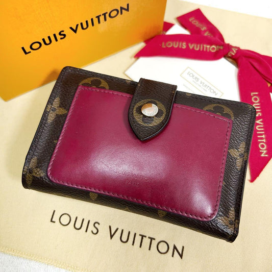 Louis Vuitton Portefeuille Juliette Folding Wallet Fuchsia Monogram