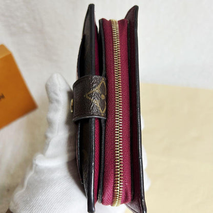 Louis Vuitton Portefeuille Juliette Folding Wallet Fuchsia Monogram