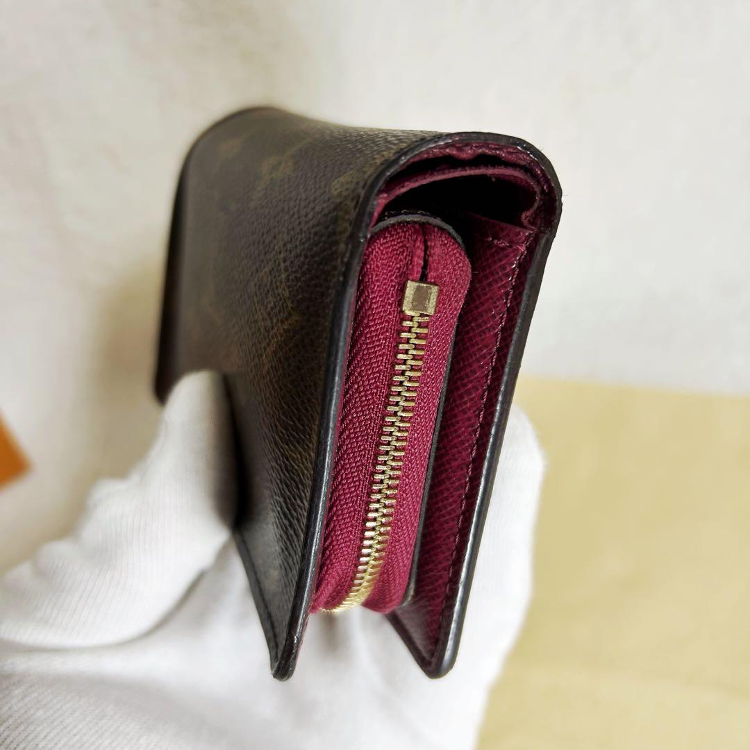 Louis Vuitton Portefeuille Juliette Folding Wallet Fuchsia Monogram