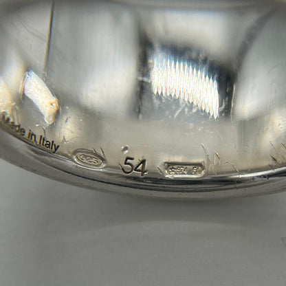 Hermes Eclipse Ribbon Ring Size 54 SV 925