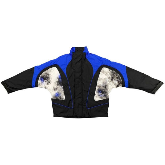 Louis Vuitton Blouson Puffy Jacket Hib30wrwk 46 Size Nylon Splash Monogram