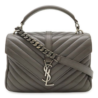 Saint Laurent Paris YSL Yves Saint Laurent College Handbag 2WAY Chain Shoulder