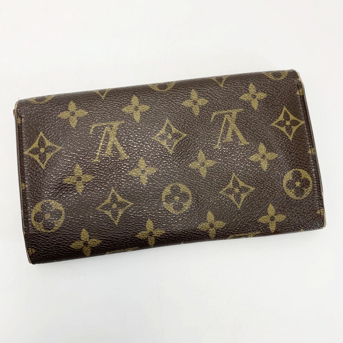 Louis Vuitton Monogram Porte Tresor International M61215 Trifold Long Wallet