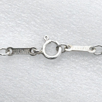 Tiffany & Co Open Teardrop Elsa Peretti 925 Silver Ladies 2.6g Necklace