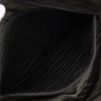 Prada B5878x Nylon Ebano Khaki Women's Tote Bag