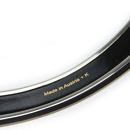 Hermes Bangle Emile PM Enamel Metal Multicolor Light Gray Silver Hardware
