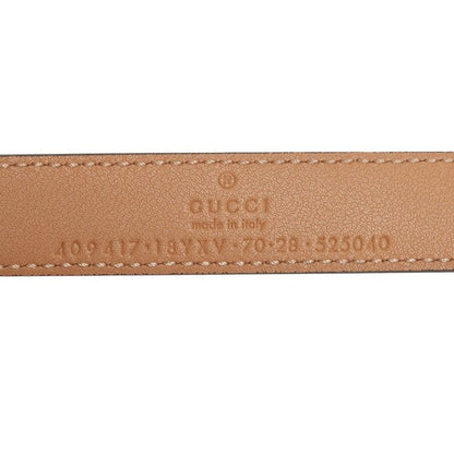 Gucci GG Marmont Belt Size: 70/28 409417 Beige Leather Women's Gucci