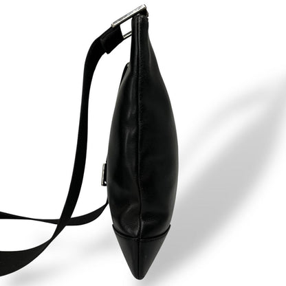 Loewe Anagram Shoulder Bag Sakosh Black Leather Archive Y2k