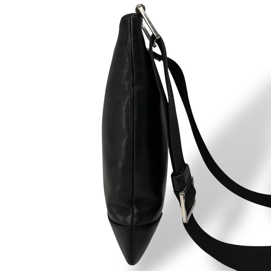 Loewe Anagram Shoulder Bag Sakosh Black Leather Archive Y2k
