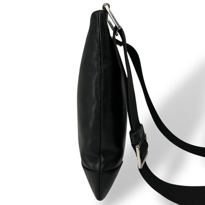 Loewe Anagram Shoulder Bag Sakosh Black Leather Archive Y2k